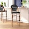 Flash Furniture Marseille Stackable IndoorOutdoor French Bistro 30 High Barstool, Black and Bamboo Finish SDA-AD642107-BS-BK-NAT-GG - alternate 4